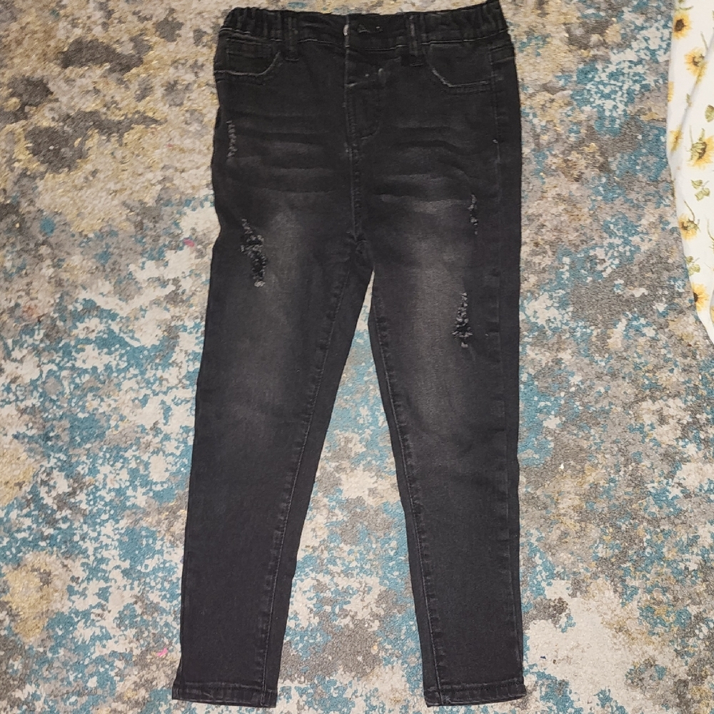 New Kids Black Distressed Distressed Jeans 5T